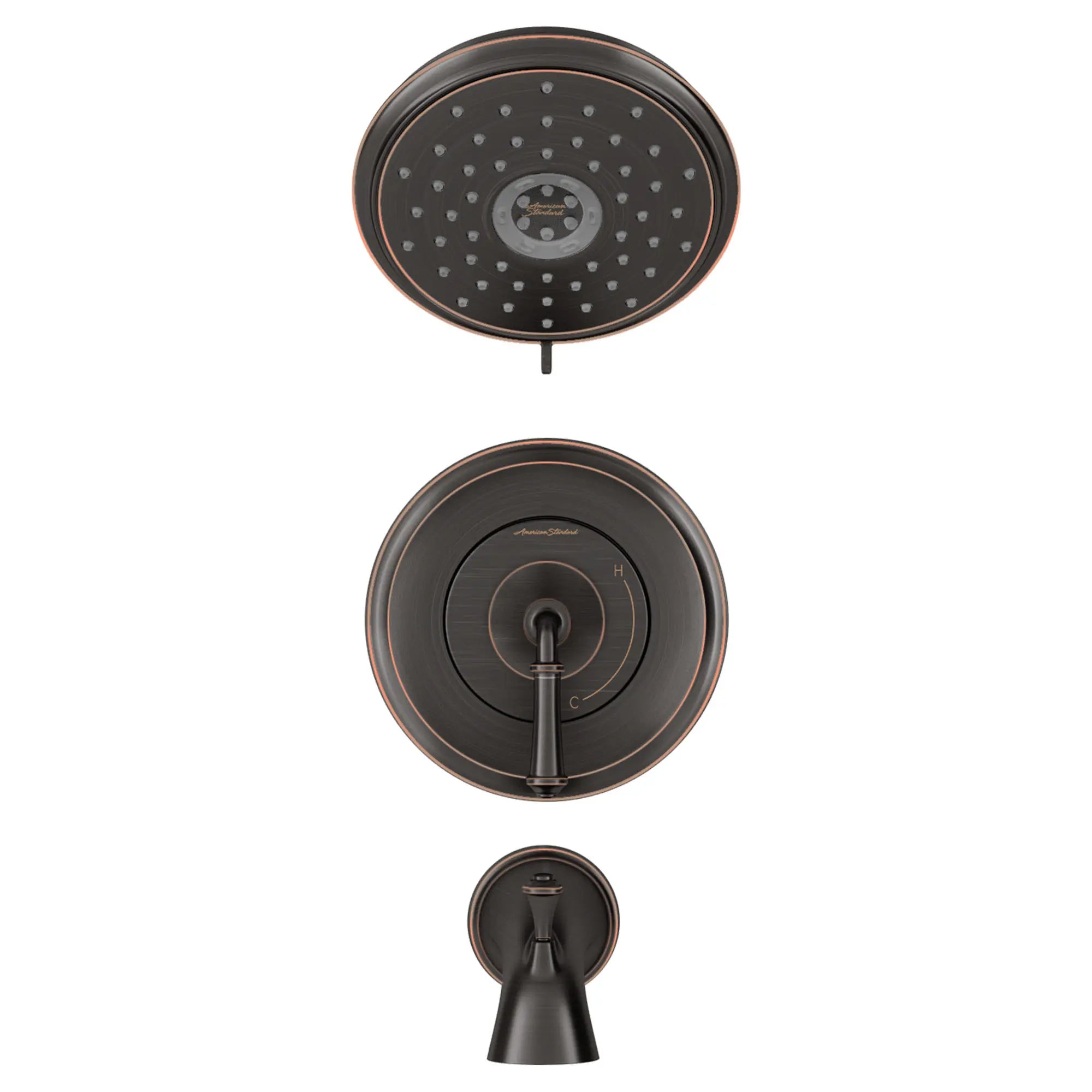 Delancey® 2.5 gpm/9.4 L/min Tub and Shower Trim Kit With 4-Function Showerhead and Lever Handle — image 1